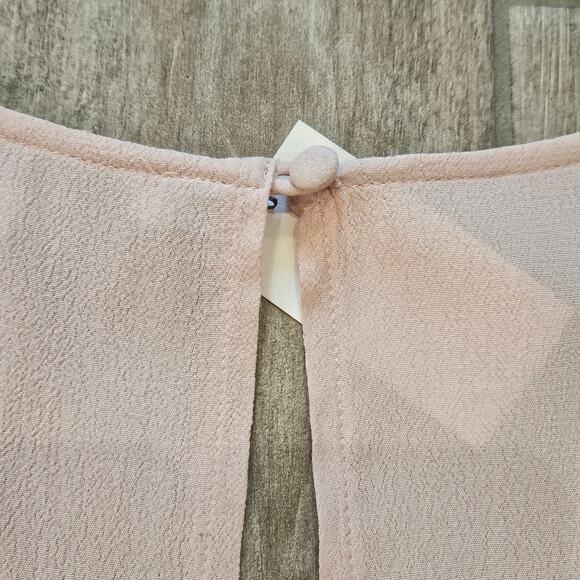 Lovers + Friends Dress Womens Size L Shimmy Pink Fit & Flare Mini Long Sleeve - Picture 10 of 16